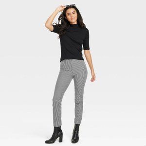 NWT A New Day Women's High-Rise Slim Fit Bi-Stretch Ankle Pants - Size 10